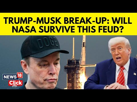 Trump Vs Musk | Musk-Trump Fight Puts $22 Billion Of SpaceX At Risk, Jolts NASA Space Program | N18G