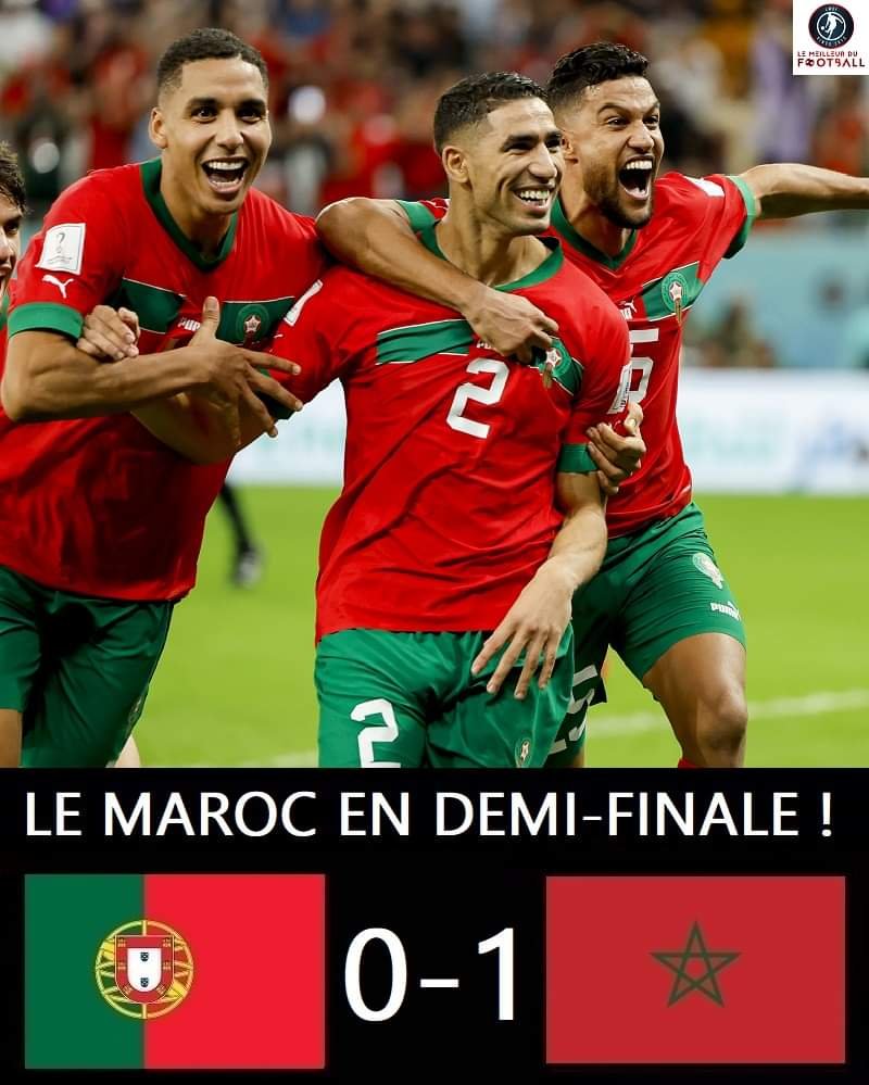 Football/Mondial 2022 : Victoire historique du Maroc face au Portugal