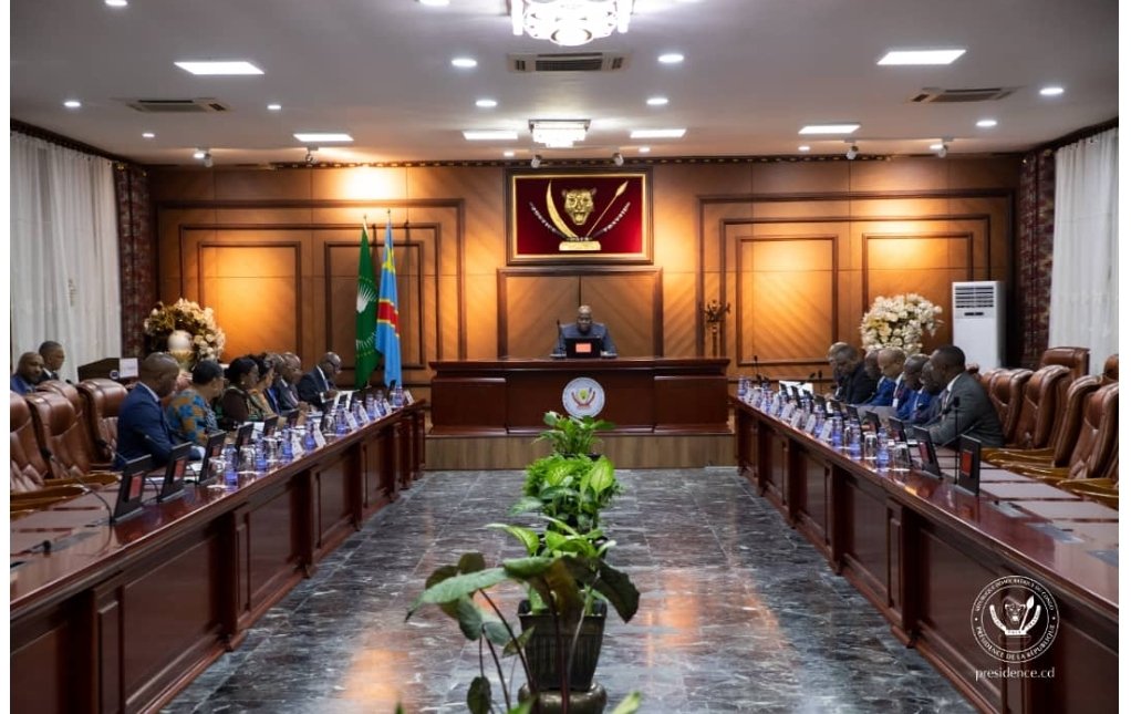 RDC-Présidence : Le conseil présidentiel de veille stratégique a présenté au chef de l’état, Félix Tshisekedi, sa feuille de route pour l’exercice 2023