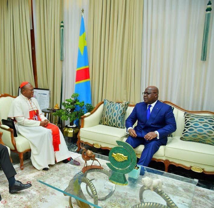 RDC: rencontre entre Félix Tshisekedi et le cardinal Fridolin Ambongo pour apaiser les tensions