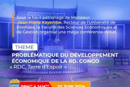 Conférence-débat sur le développement de la RDC à l’UNIKIN: Vital Kamerhe appelle à une union des intelligences