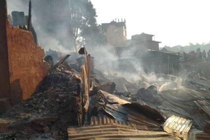 RDC : Une vingtaine de maisons réduites en cendres par un incendie au quartier Panzi à Bukavu