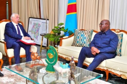 Kinshasa : les questions de coopération bilatérale et la guerre dans l’Est au coeur des échanges entre Félix TSHISEKEDI et Andre Flahaut